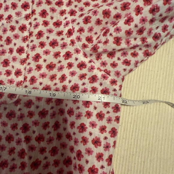 True Grit Red and White Casual Button Down Shirt Medium - Picture 4 of 9